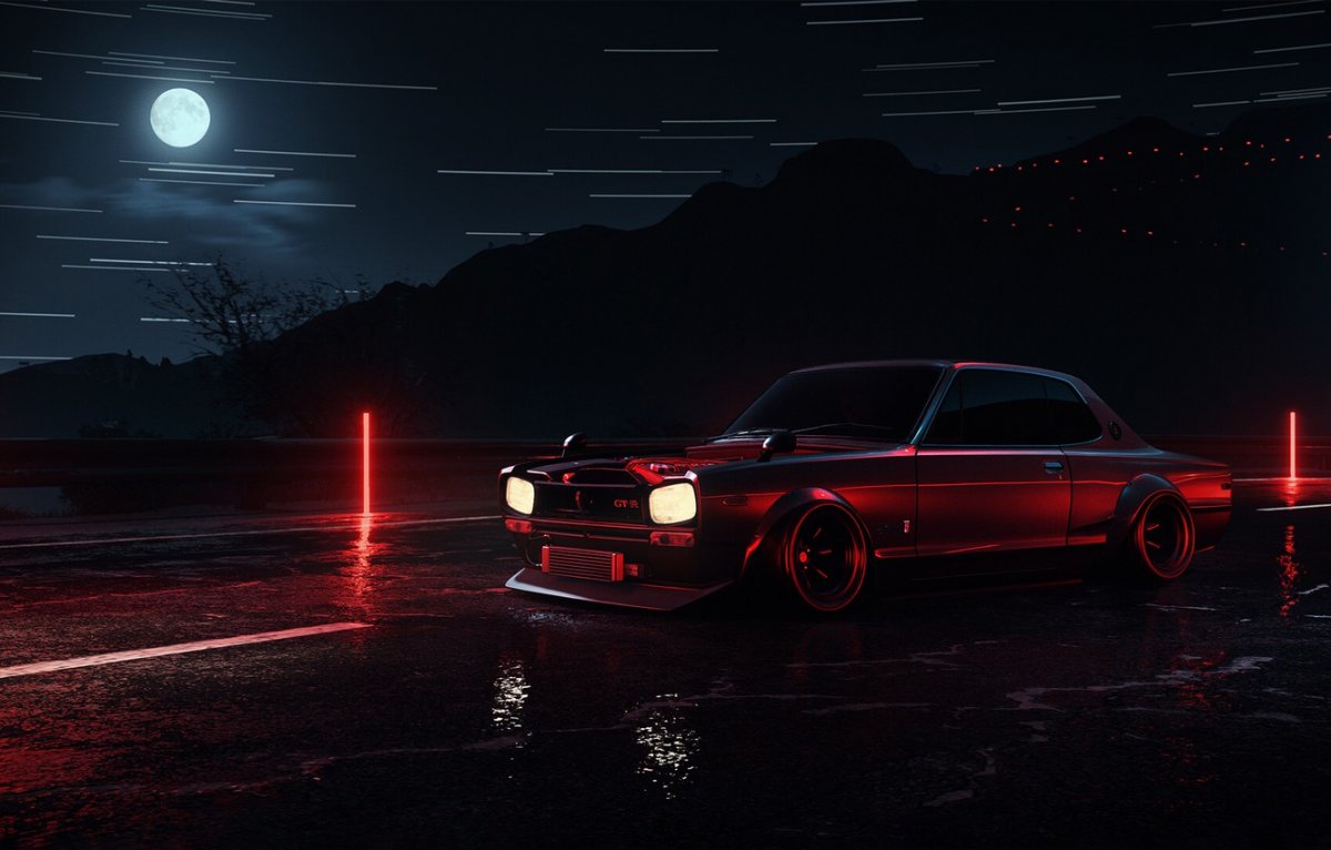 JDM Art Nissan вертикальные
