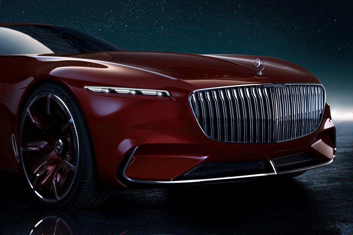 Mercedes Maybach Vision 6 Red