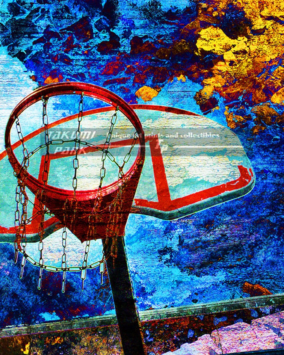 Баскетбольная площадка арт