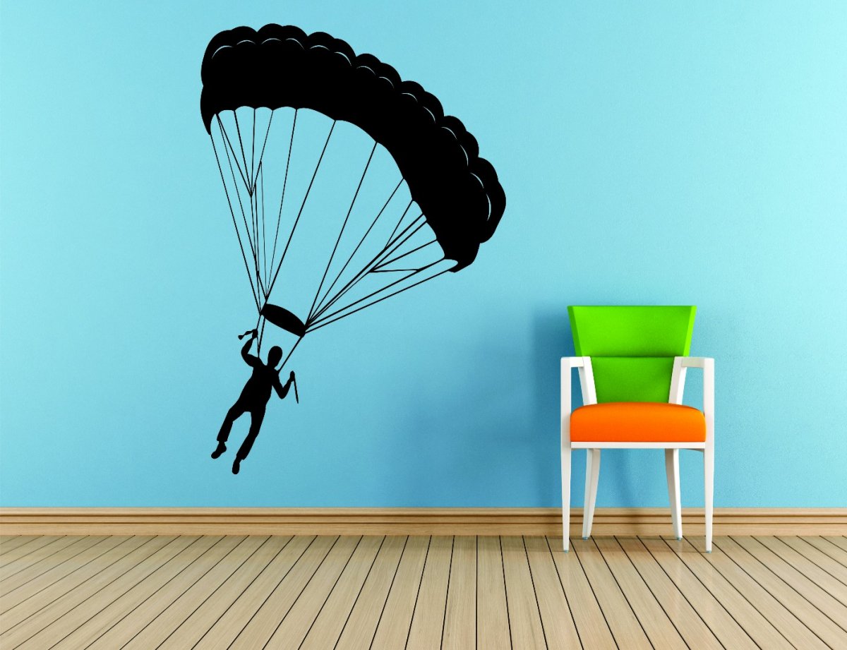 Собака парашютист