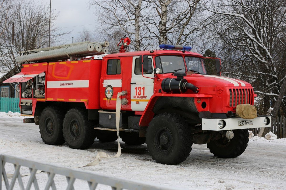 КРАЗ 63221 пожарный