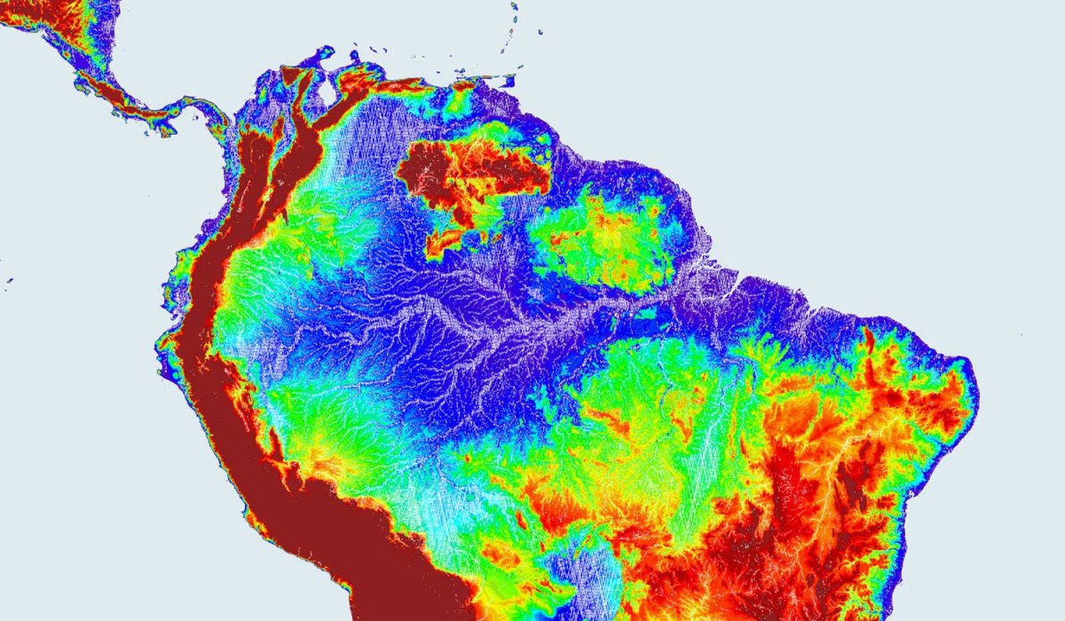 Амазонка на карте