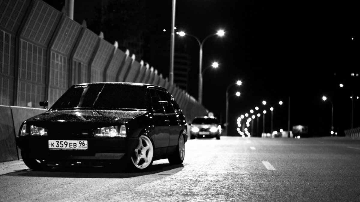 ВАЗ 2109 Black Nine Centre Side