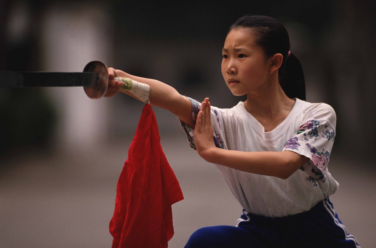 Китайские боевые искусства девушки
