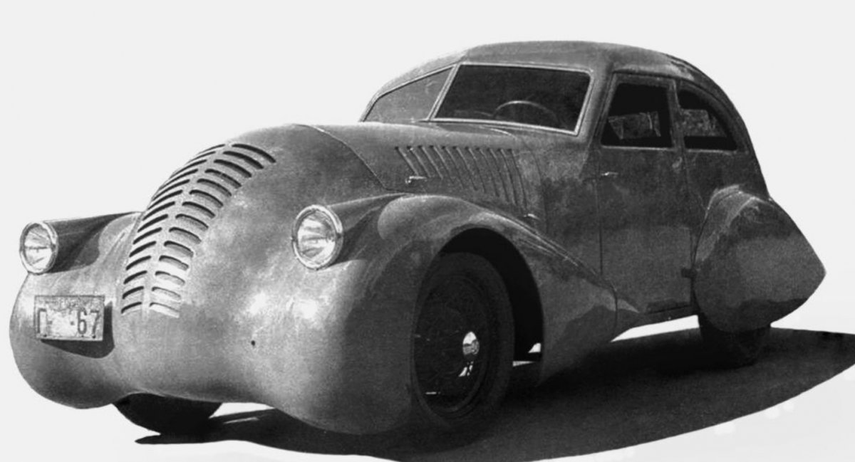 А. И. Никитин ГАЗ-А-Аэро с обтекаемым кузовом 1934
