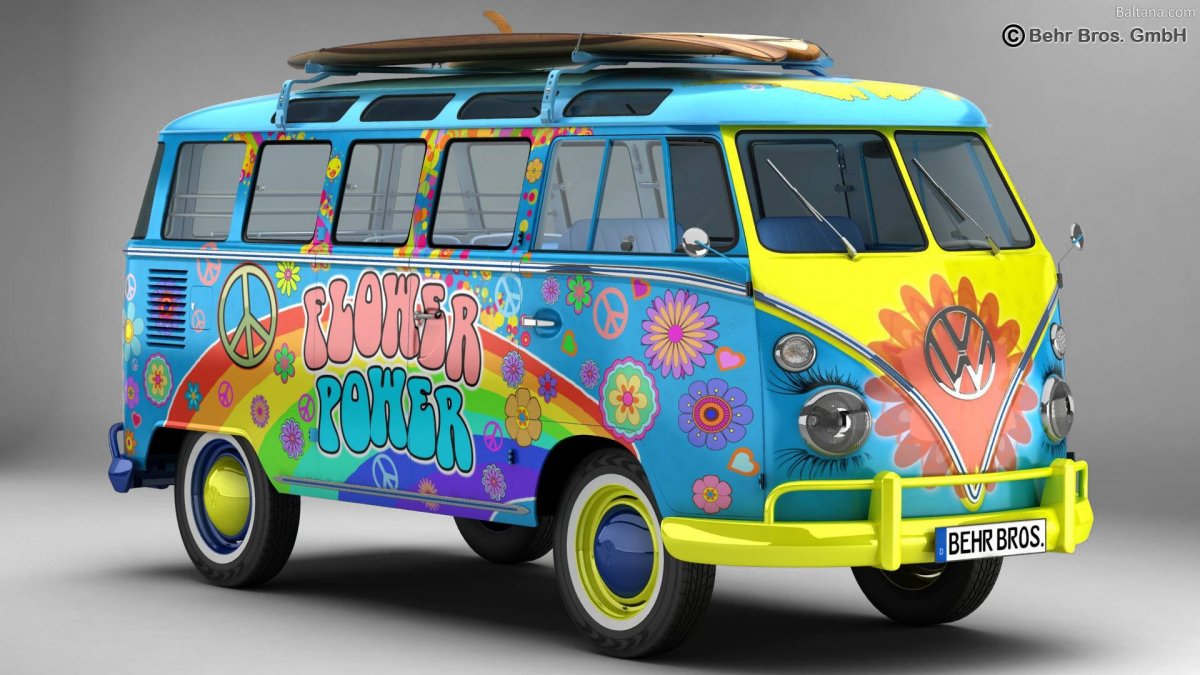 Volkswagen t1 хиппи