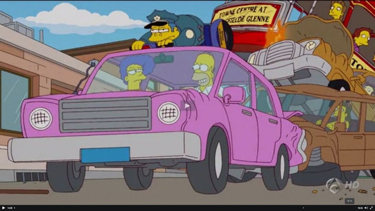Машина из Симпсонов