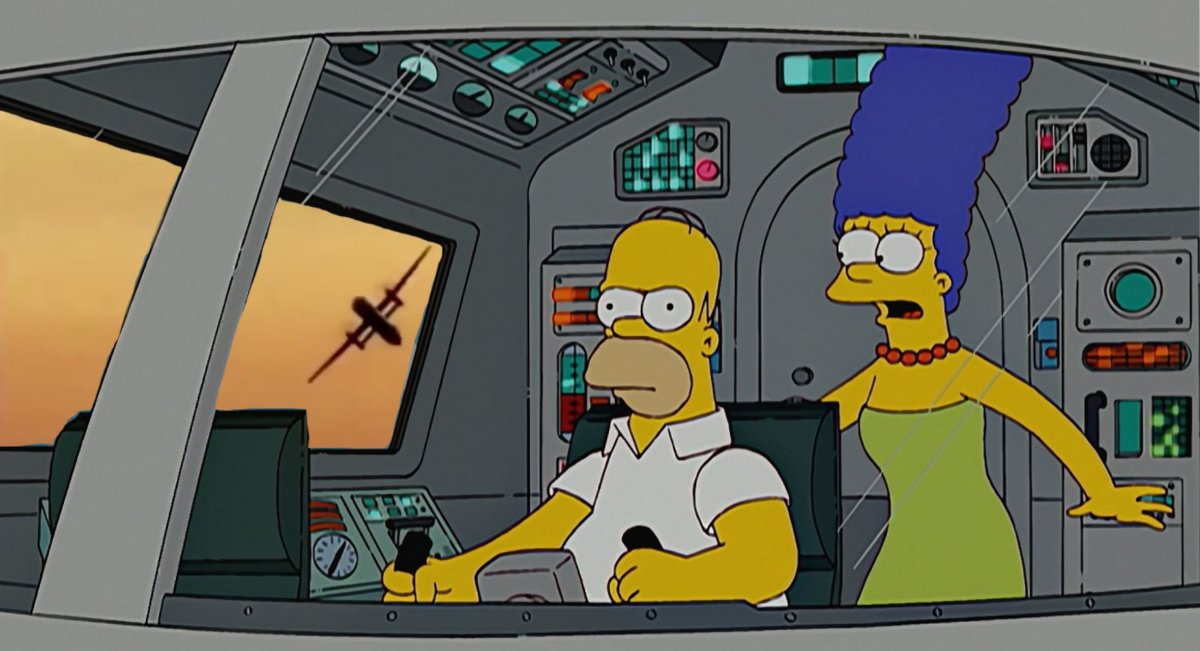 Мардж симпсон в самолете