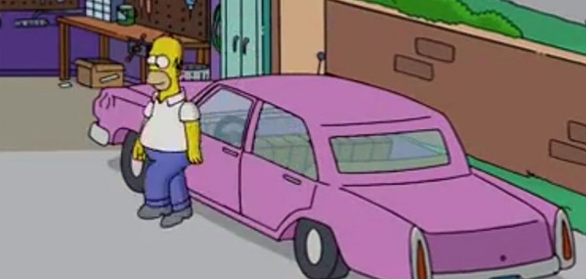 Симпсоны мультсериал автомобиль Гомера