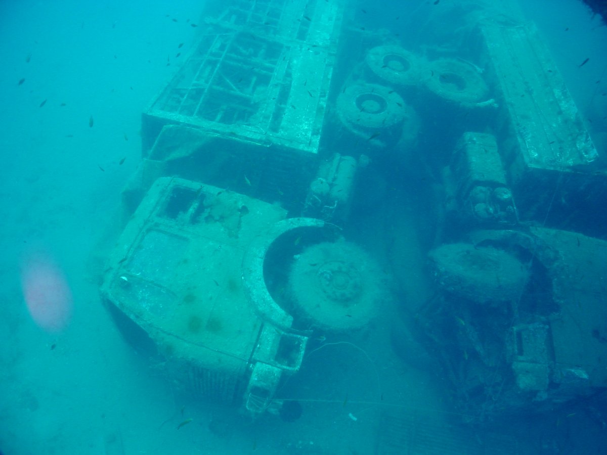 Корабль SS Thistlegorm, красное море