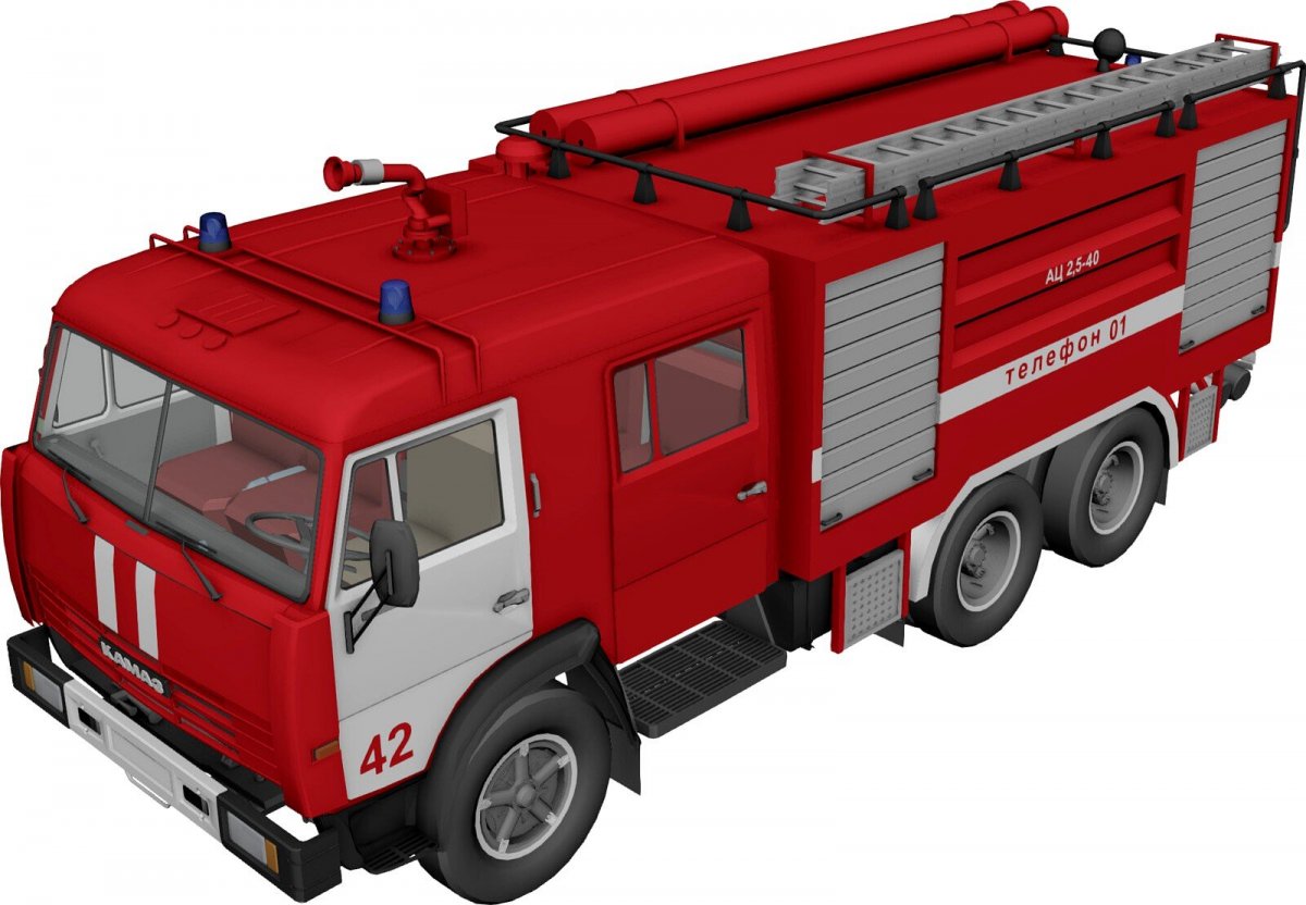МАЗ 533702 пожарный