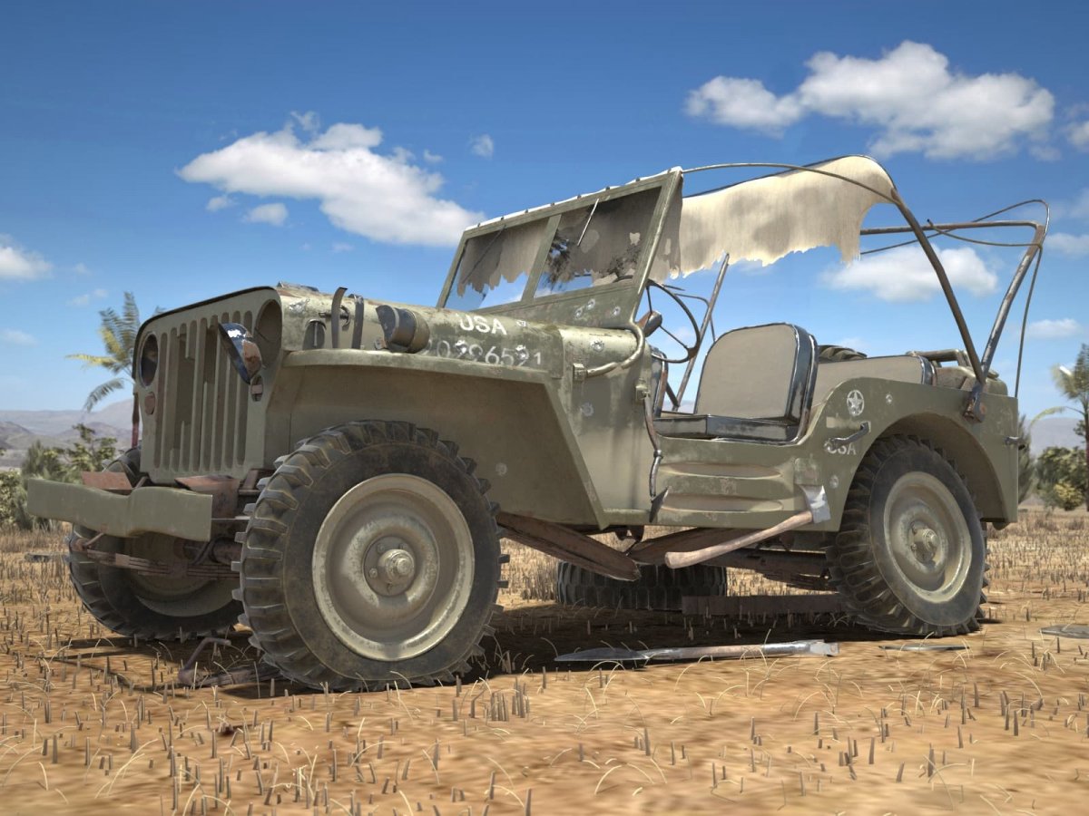Jeep Willys 3d model