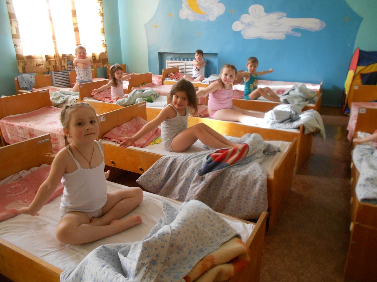 Дневной сон в детском саду