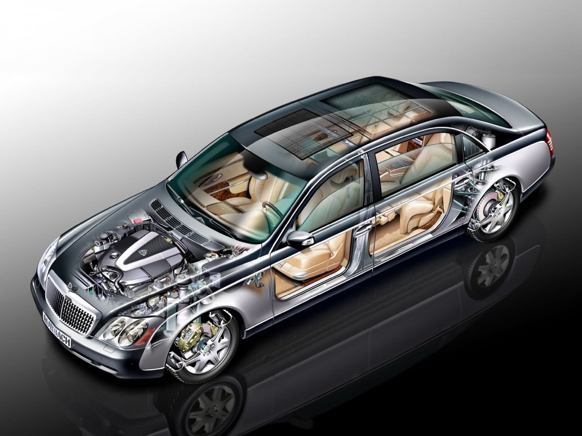 Двигатель Maybach 62