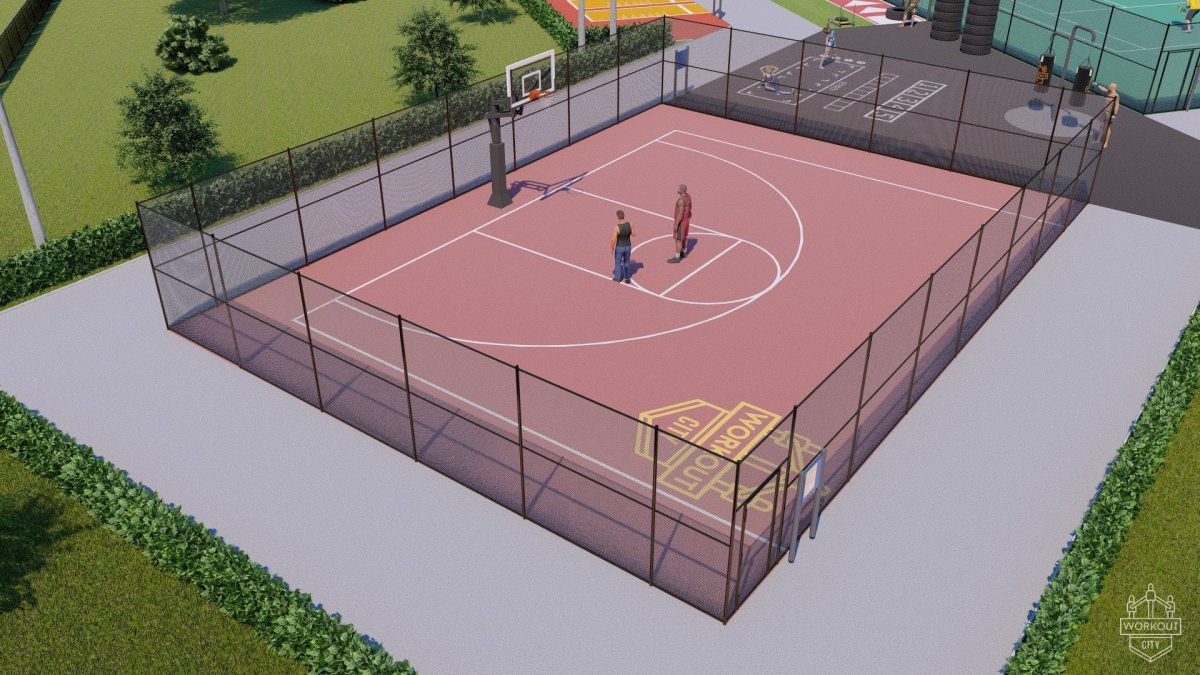 Размер стритбольной площадки 3х3