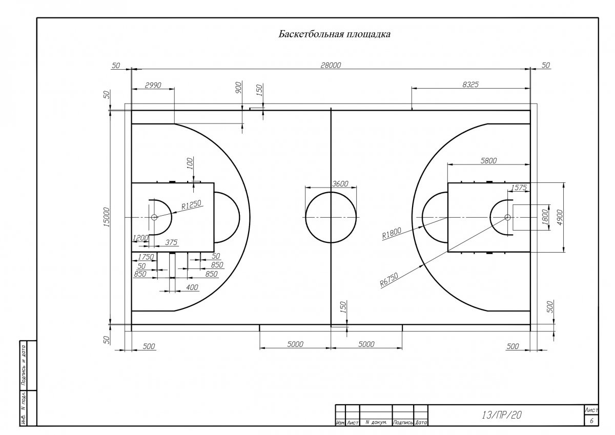 Устройство спортивных площадок по СП