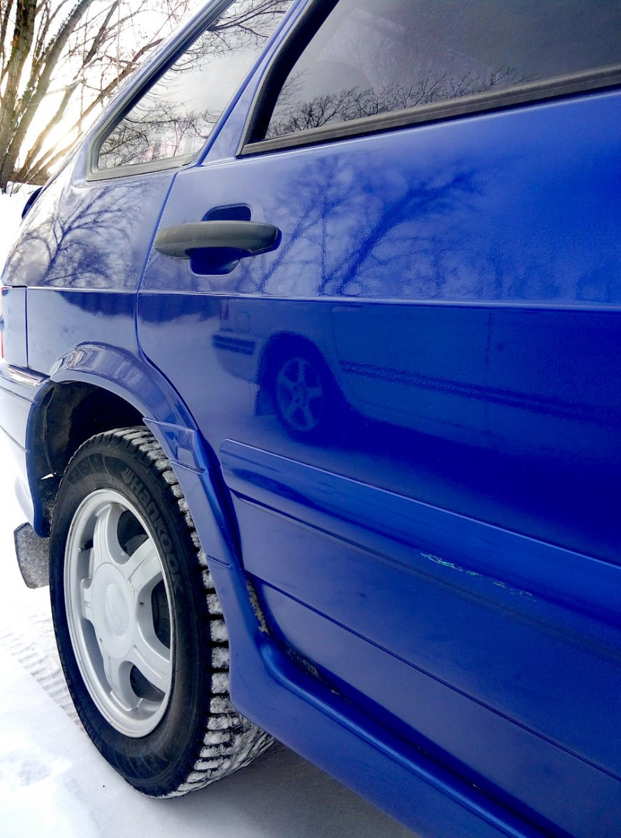 Лада 2114 синяя