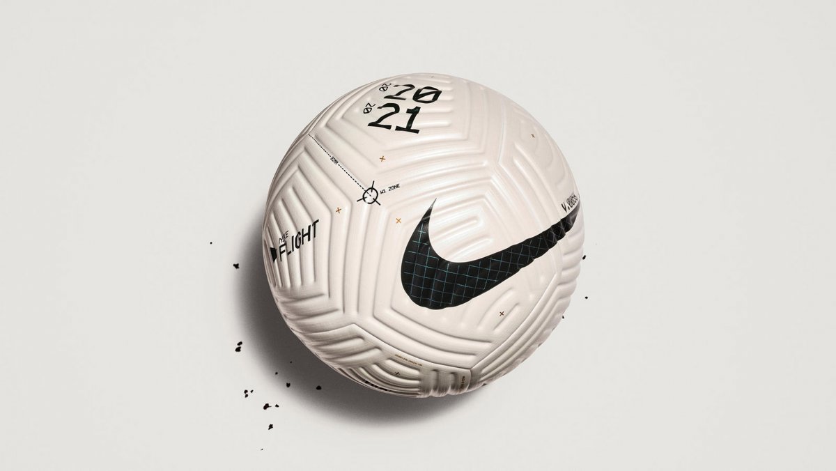 Футбольный мяч Nike с фоном