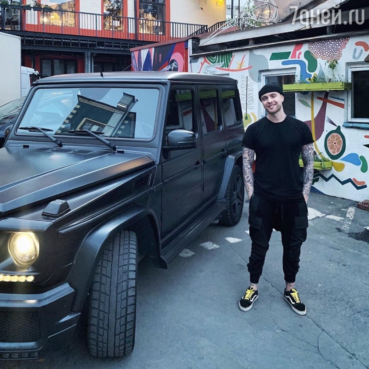 Егор Крид в машине