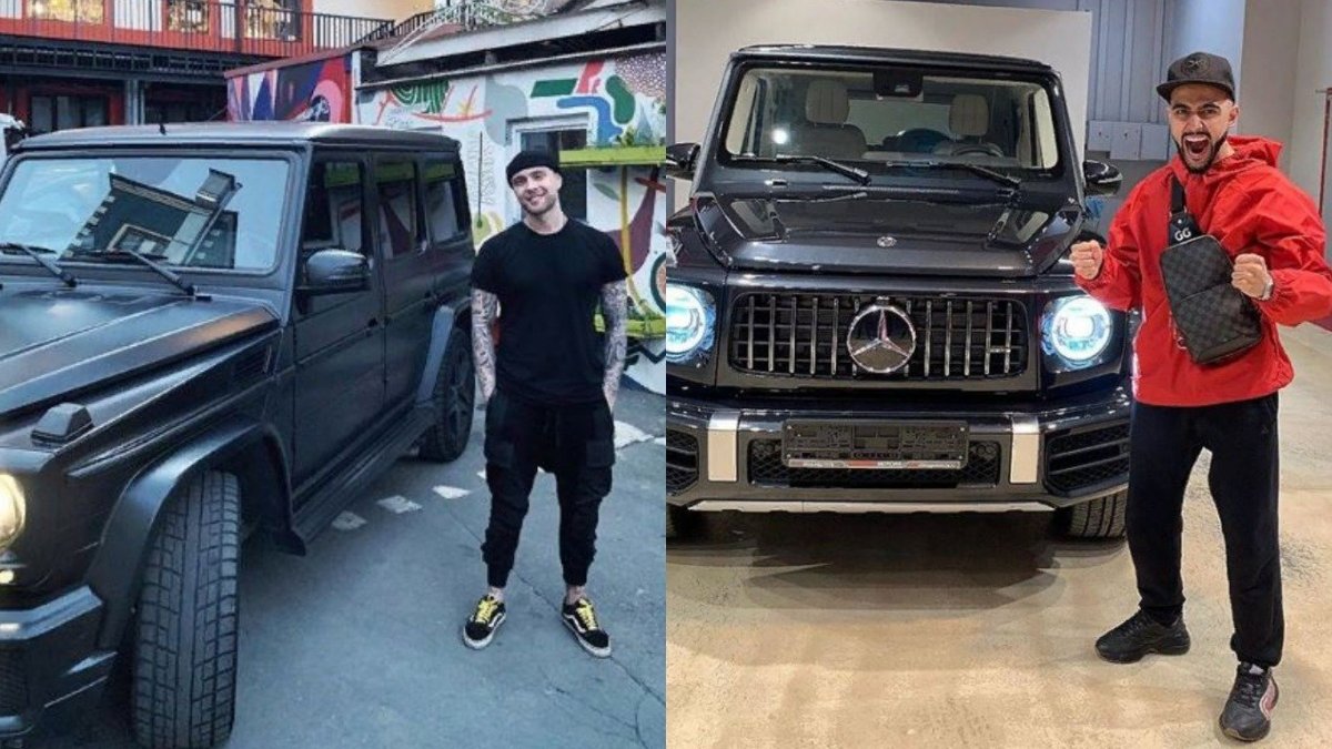 Егор Крид около машины