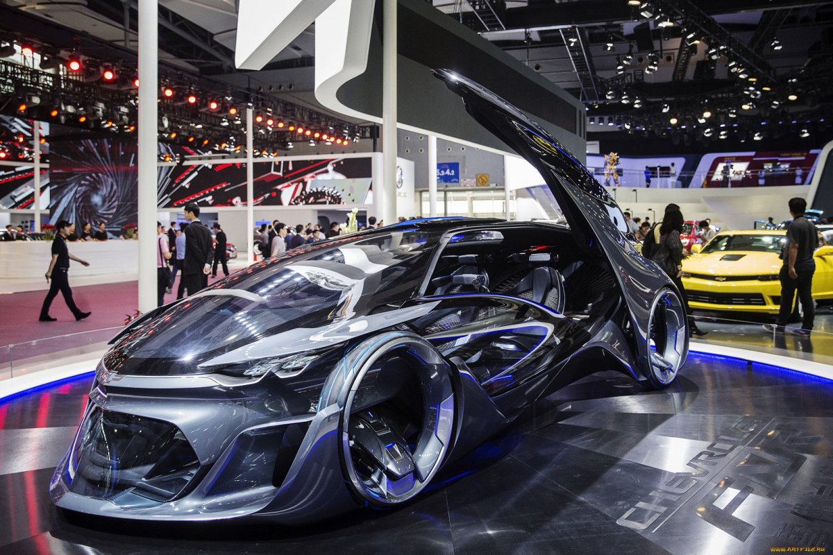 Выставка современных автомобилей