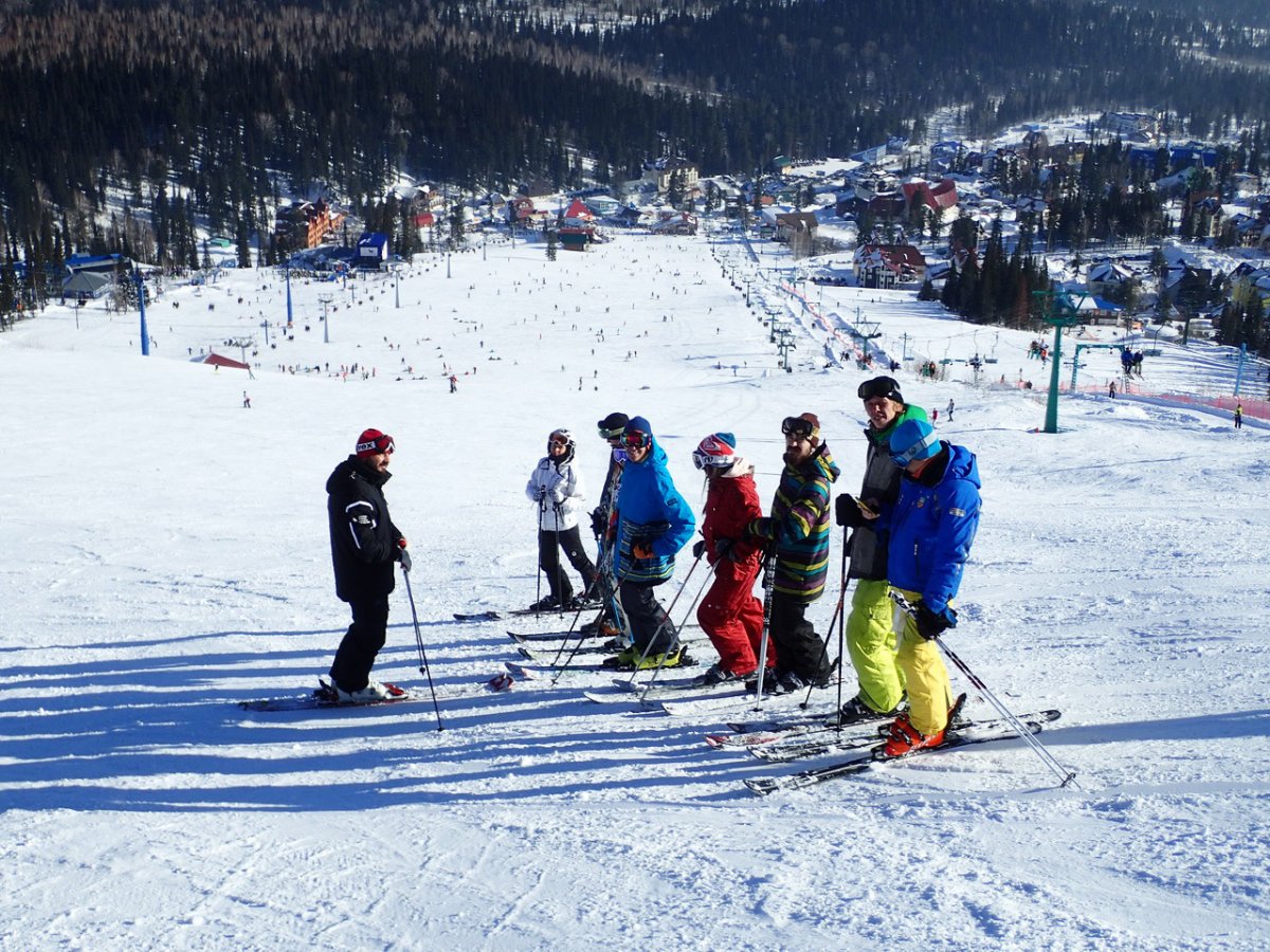 Алтай горнолыжный курорт Шерегеш