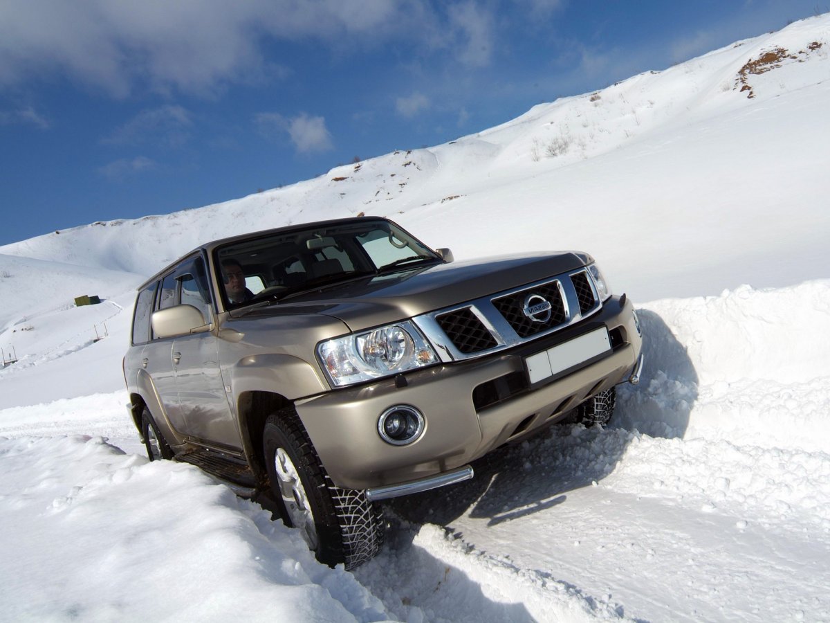 Nissan Patrol y61 зима
