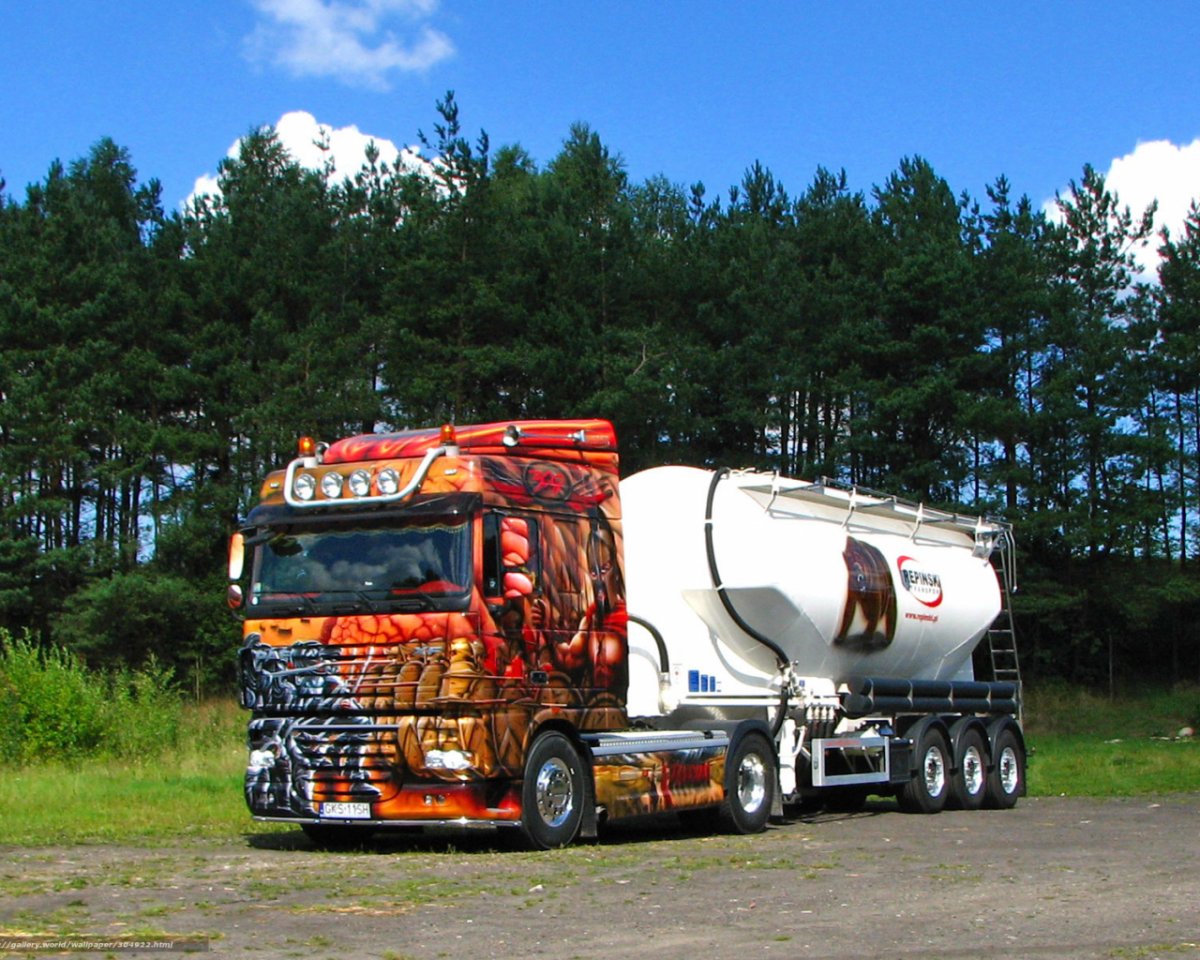 Цементовоз Scania