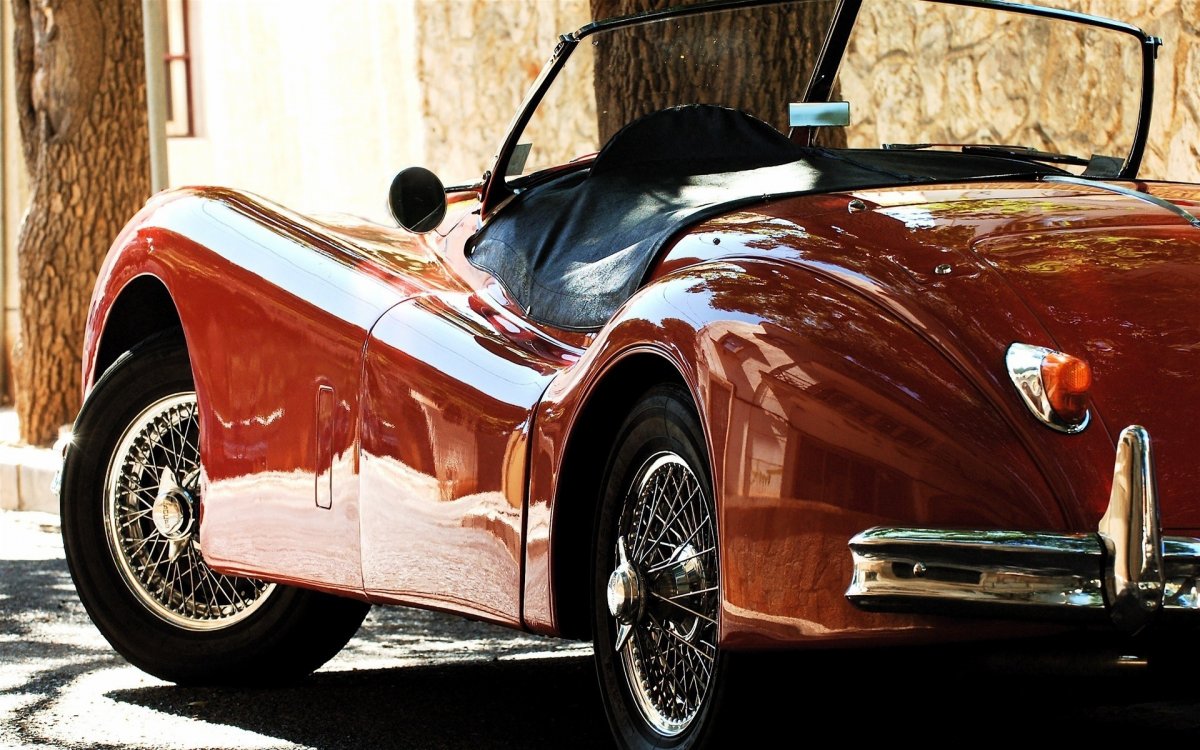 Jaguar XK 1954 Red