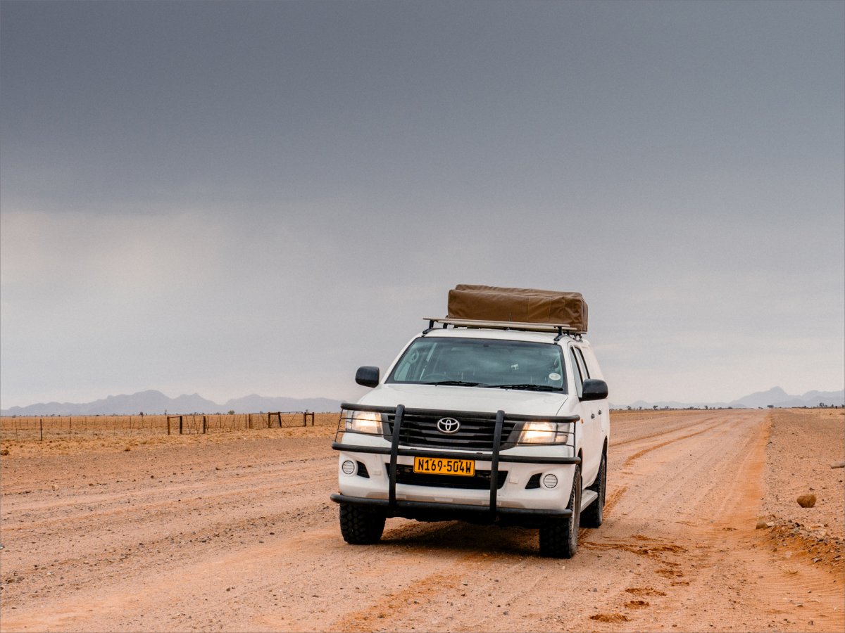 Land Rover Defender в Африке