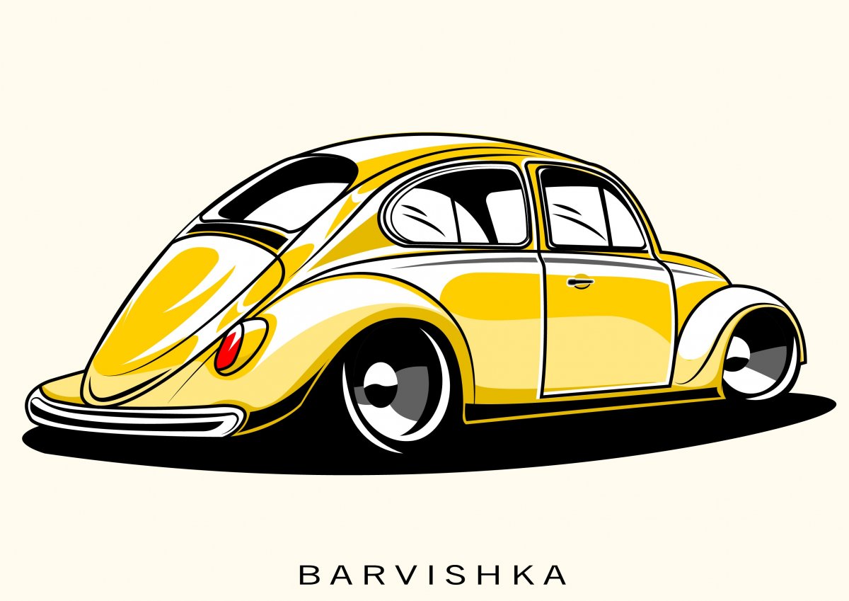 VW Beetle vector