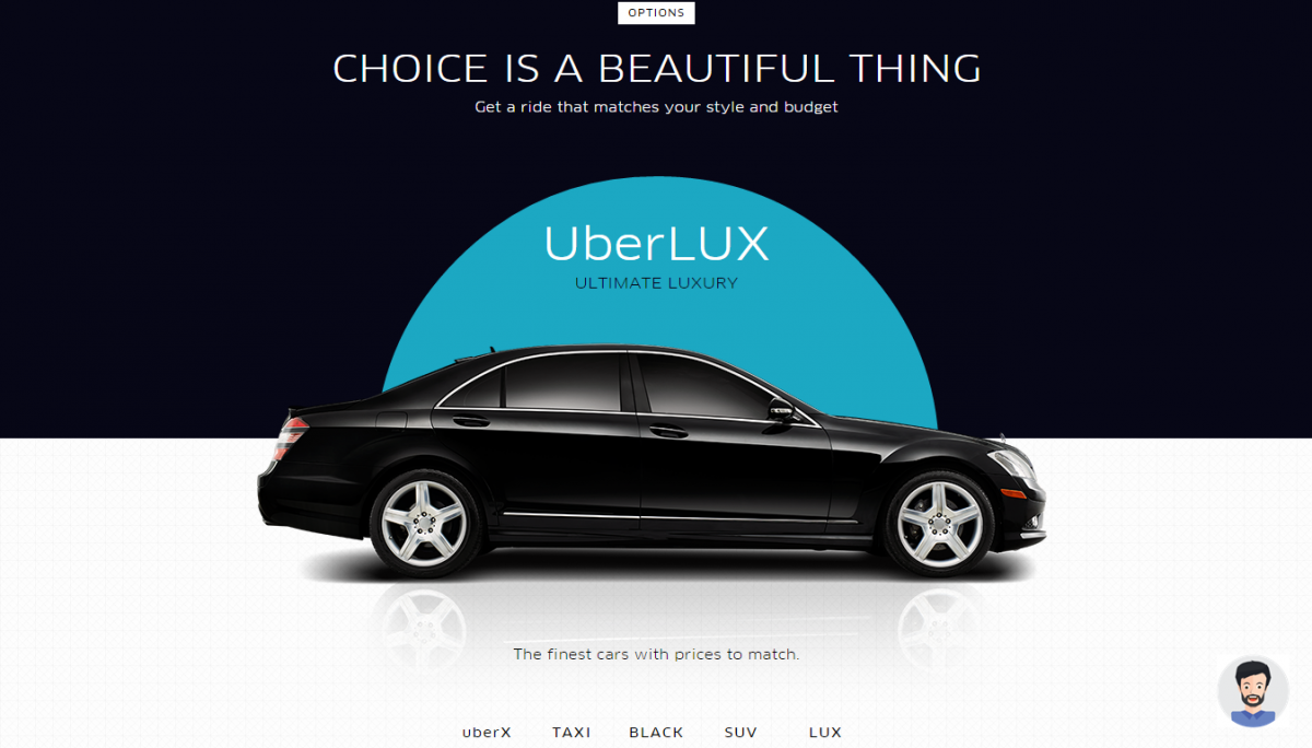 Uber Lux Москва