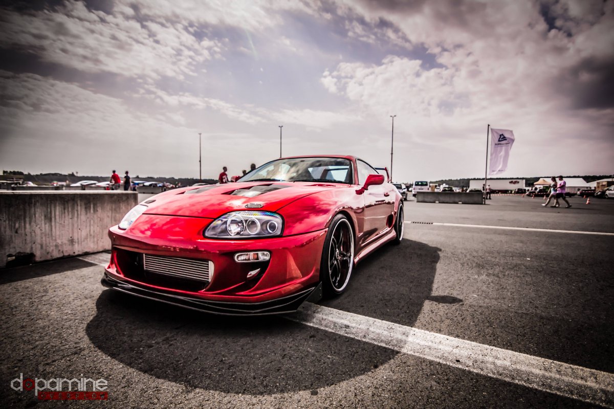 Toyota Supra a90 Red