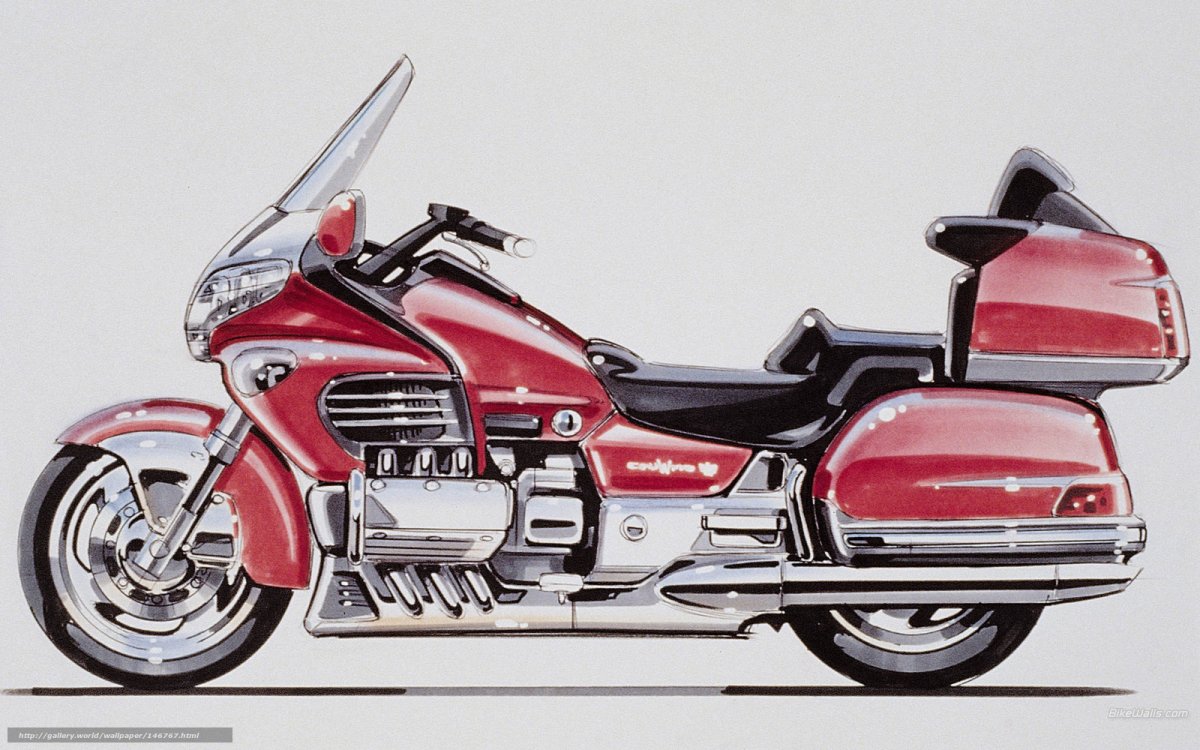 Honda gl1800 Goldwing путешествия
