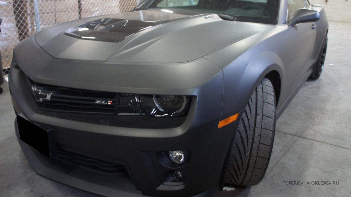 Chevrolet Camaro zl1 матовый черный