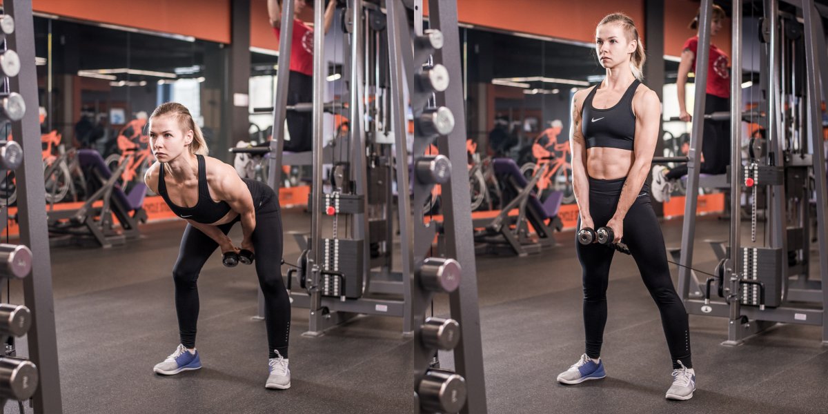 Сведение рук с верхнего блока в кроссовере