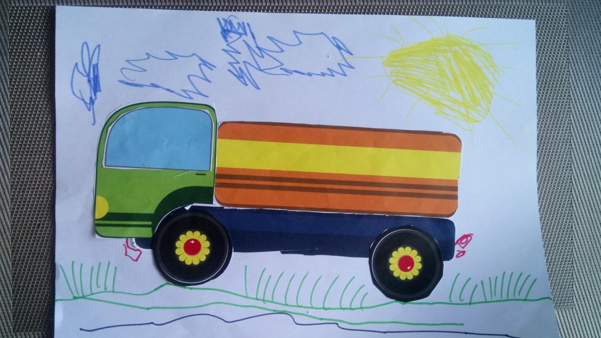 Детские рисунки Автомобилист