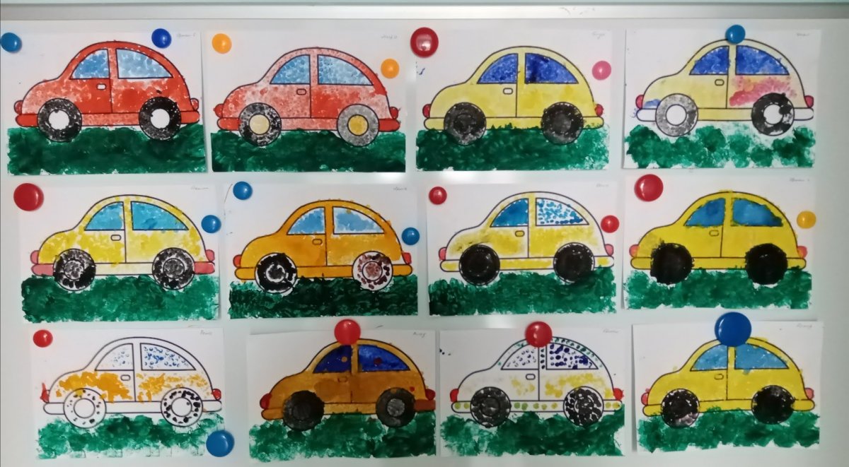 Рисунок грузовика для ребенка красками