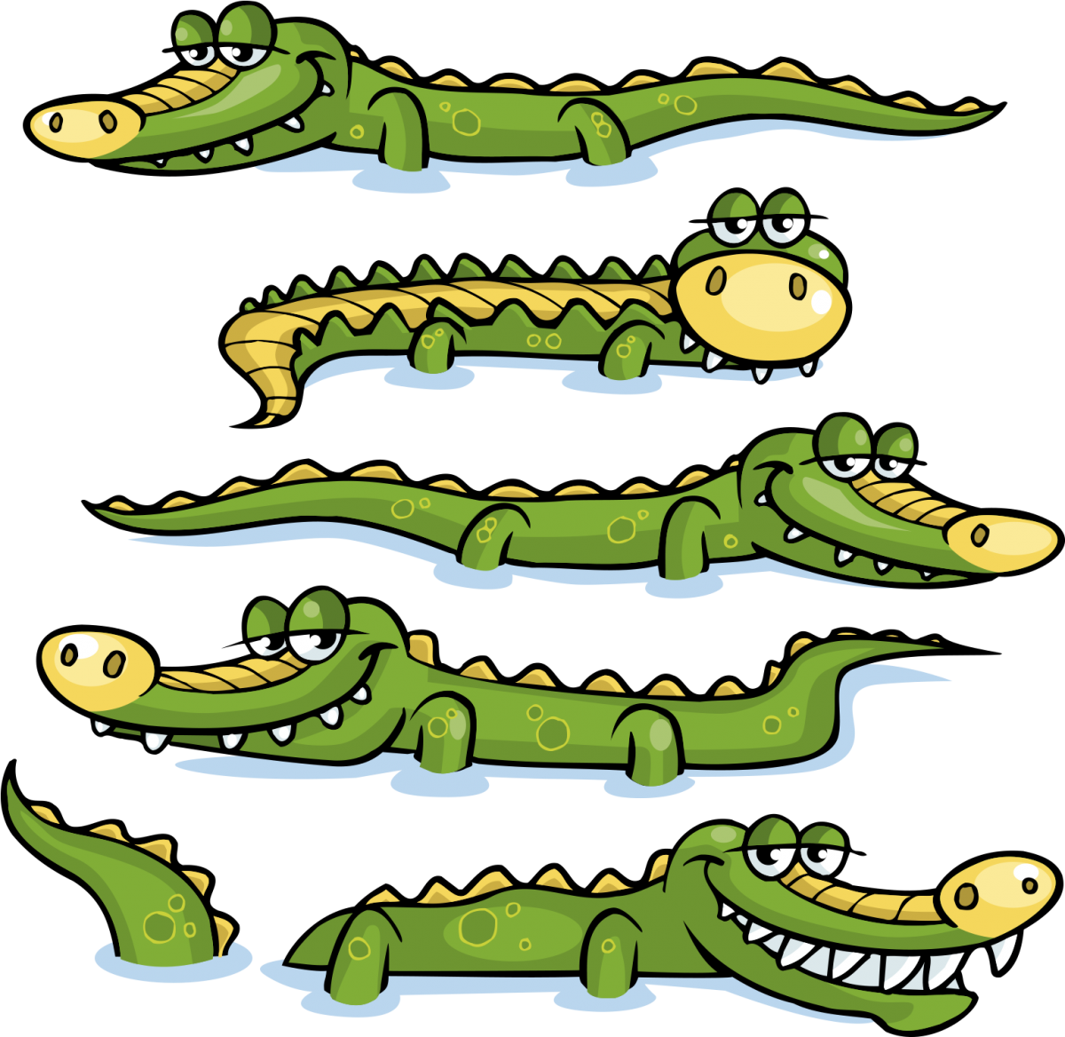 Крокодилы мультяшные