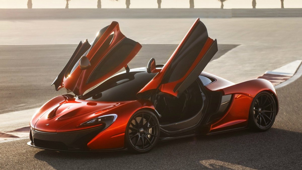 MCLAREN p1 красный фото хорошее качество