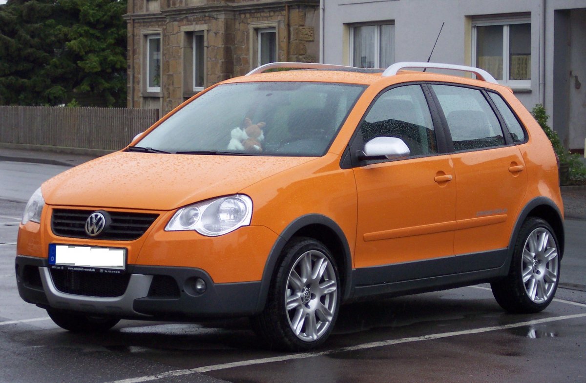 Volkswagen Polo Cross 2016 оранжевый
