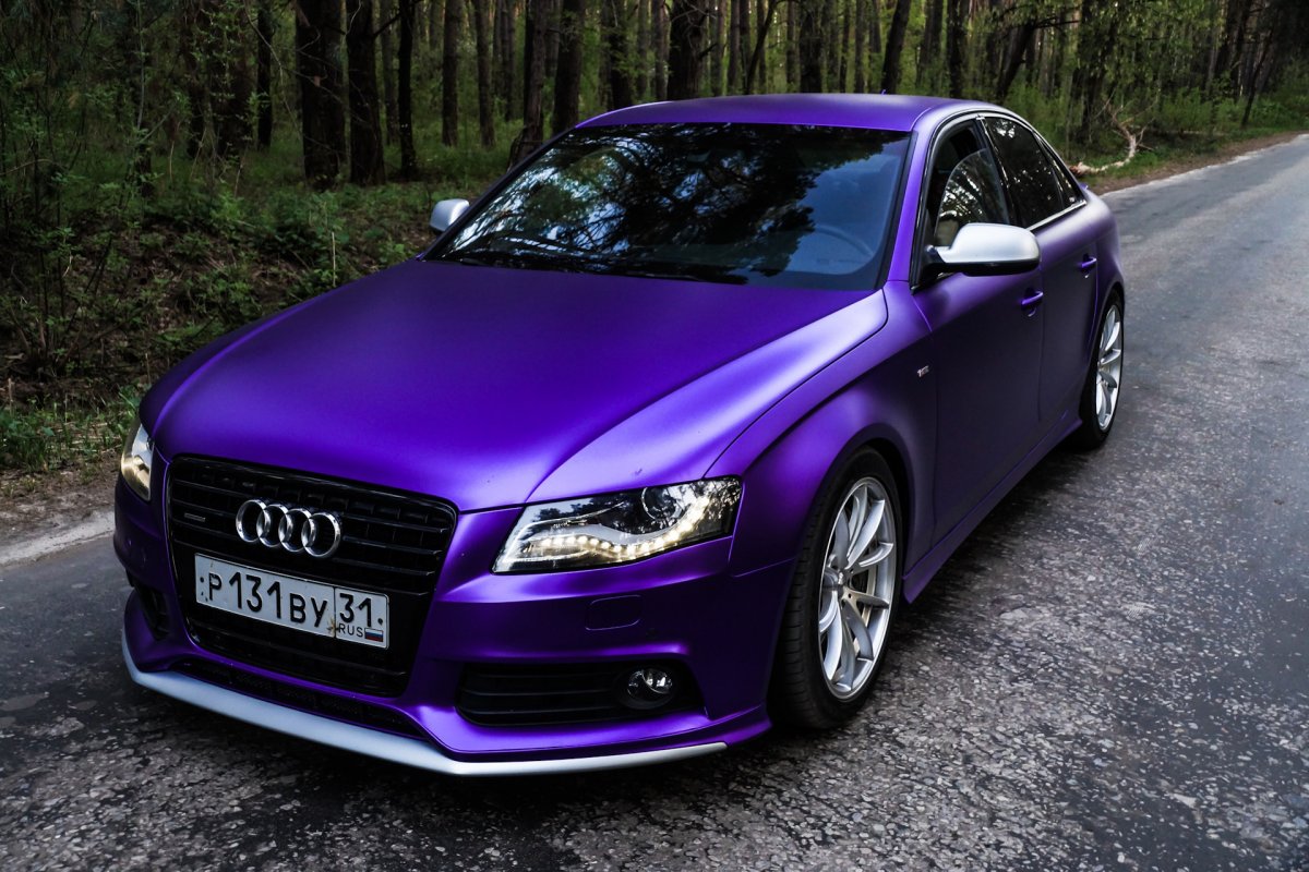 Audi a4 Purple