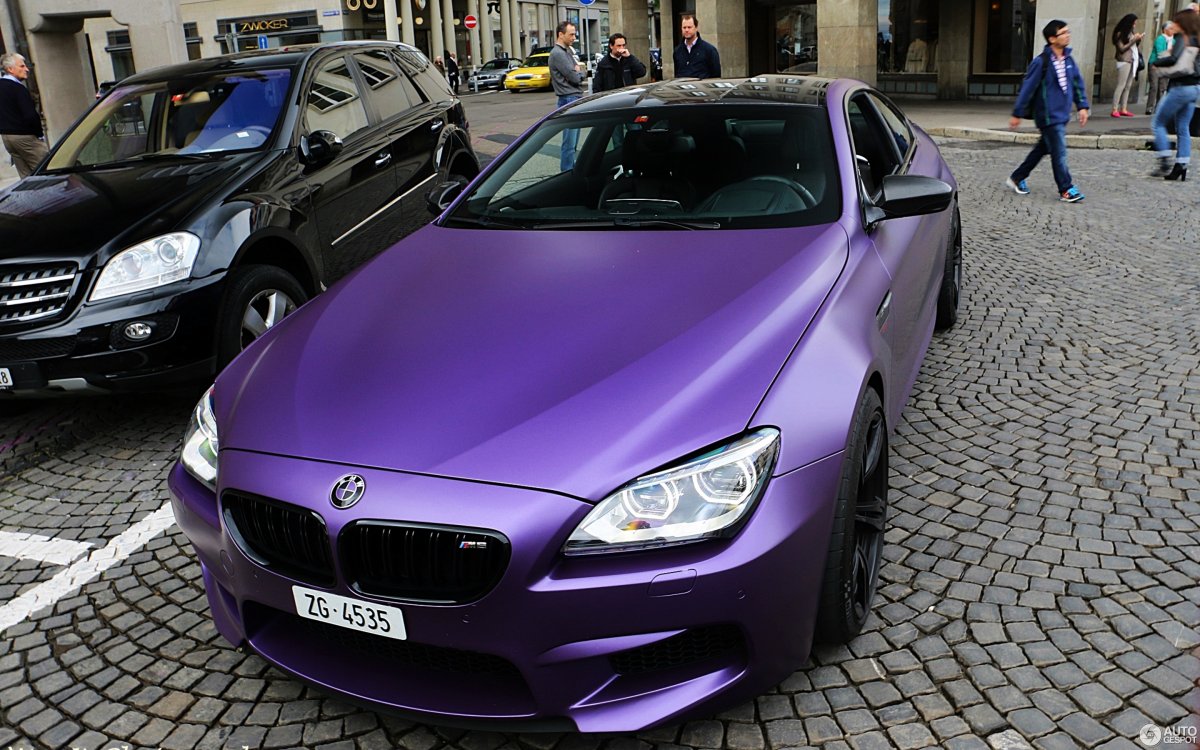 BMW e92 фиолетовая