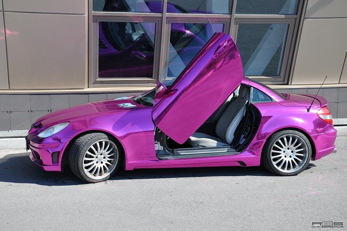Mercedes Benz AMG Purple