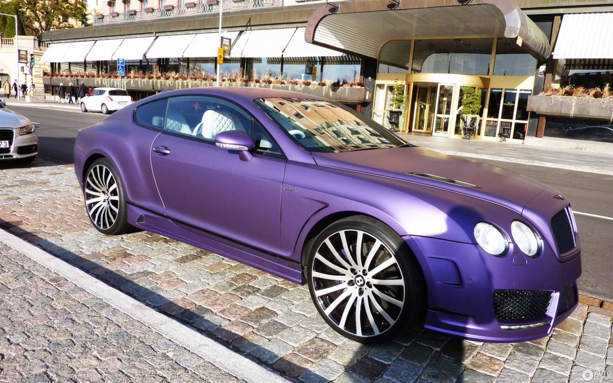 Bentley Continental gt Purple