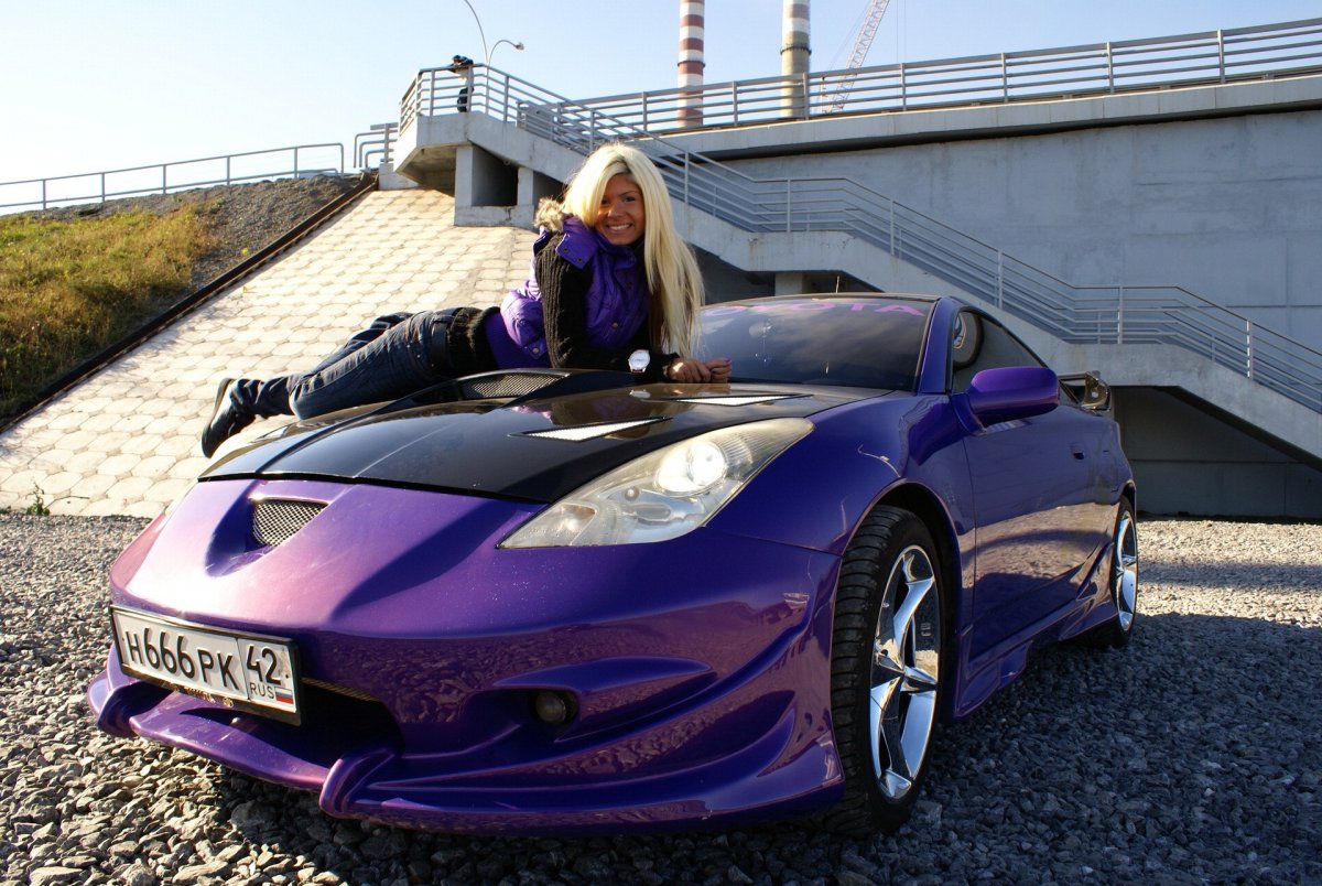 Машины фиолетовые для девушек
