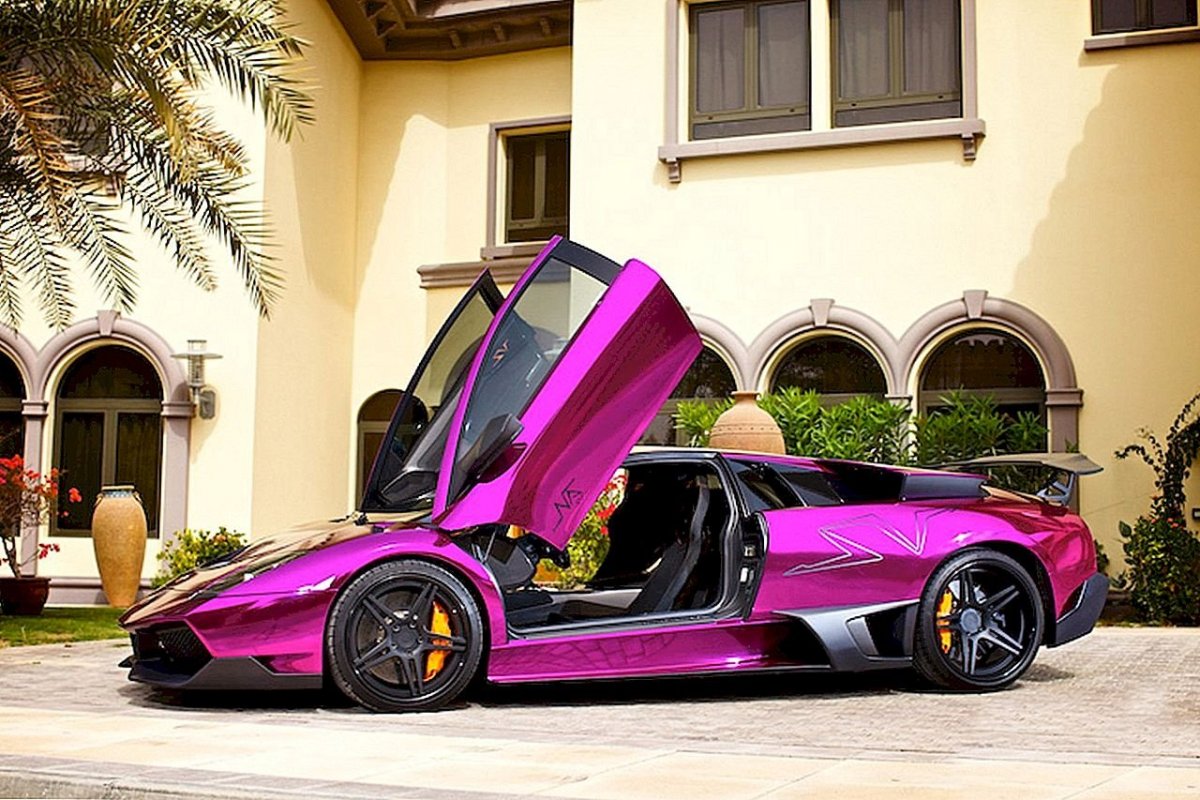 Lamborghini Murcielago SV фиолетовая