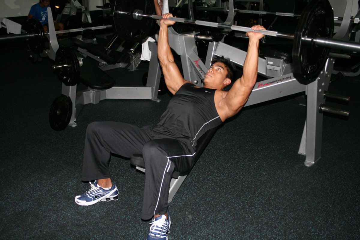 Incline Barbell Chest Press