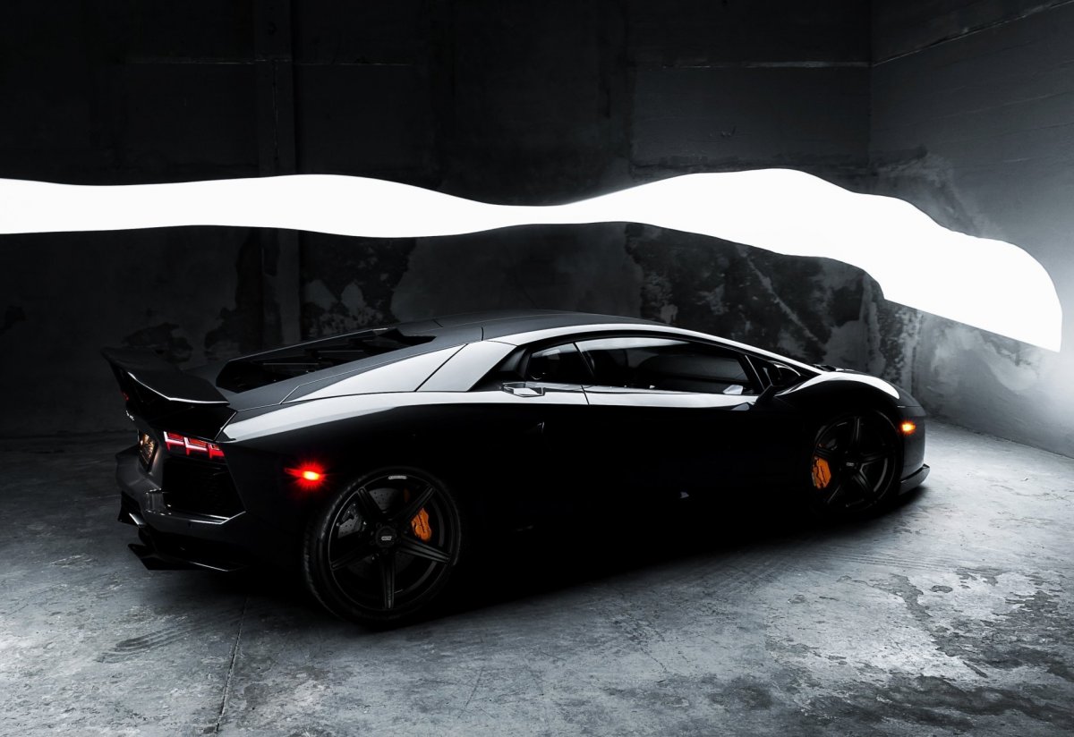 Lamborghini 4k Black