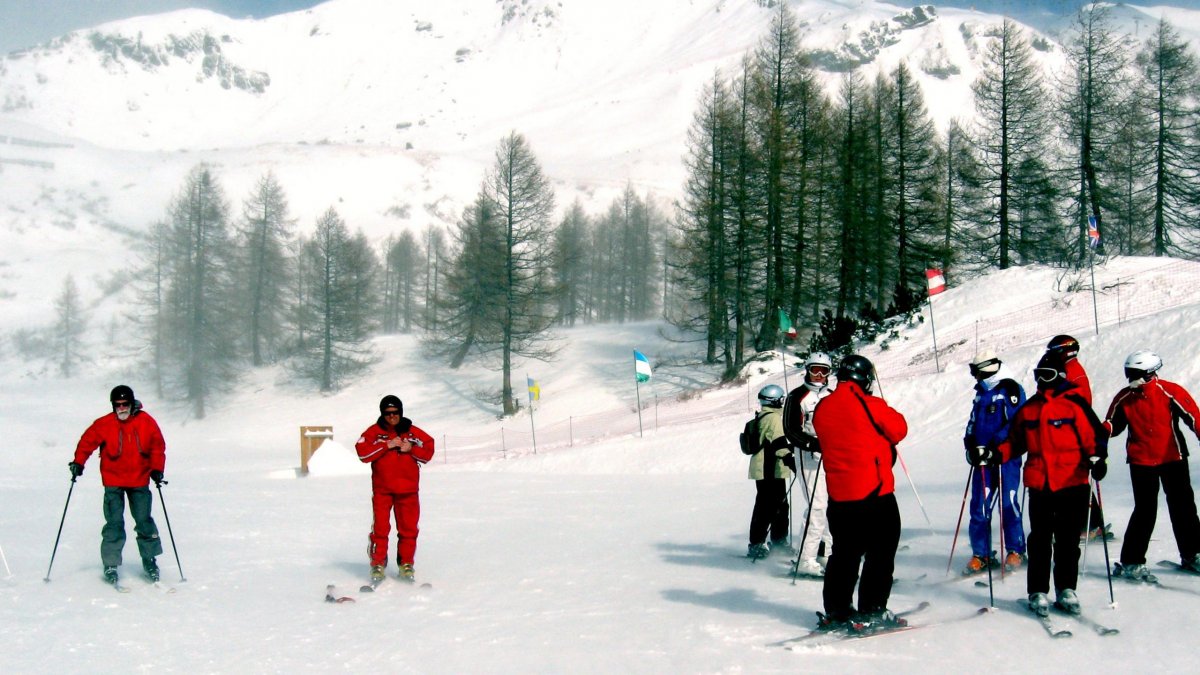 Катание на лыжах в Италии